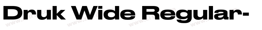 Druk Wide Regular字体转换 Druk Wide Regular字体转换